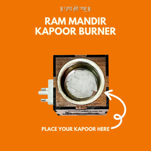 3 IN 1 Ayodhya Ram Temple Electric Kapoor Burner & Night lamp